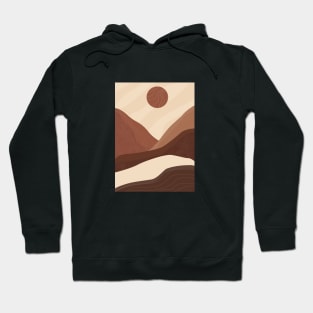 abstract landscape Hoodie